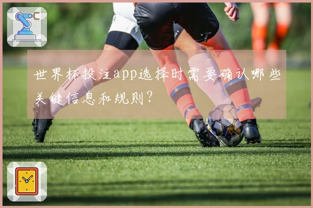 世界杯投注app选择时需要确认哪些关键信息和规则？