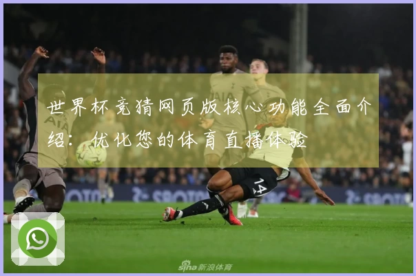 世界杯竞猜网页版核心功能全面介绍:优化您的体育直播体验