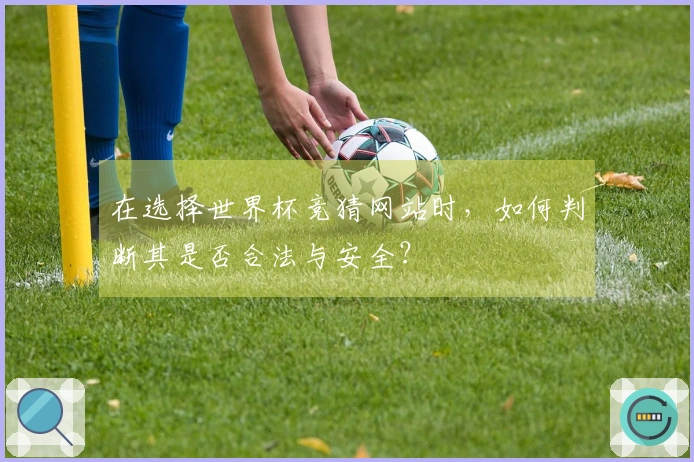 在选择世界杯竞猜网站时，如何判断其是否合法与安全？